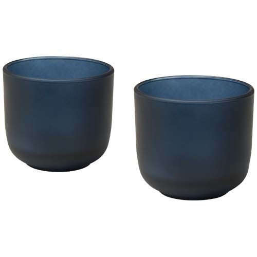 PF126400-2Mal 200 ml Glasbecher – 2er-Set_ hale blau