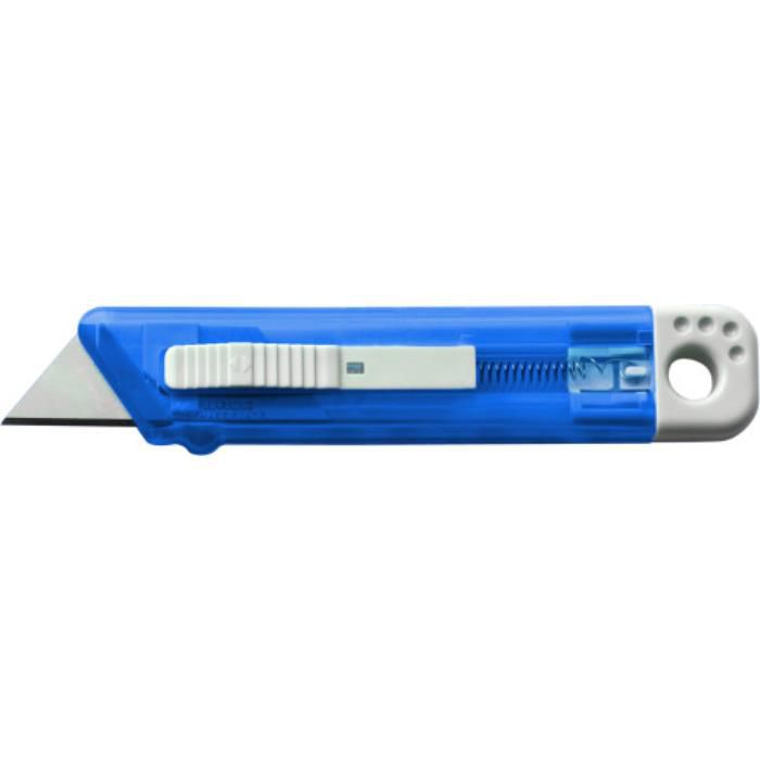 GI8545-05Cutter-Messer mit Federkernautomatik aus Kunststoff Griffin_ Blau GI8545-05Cutter-Messer mit Federkernautomatik aus Kunststoff Griffin_ Blau