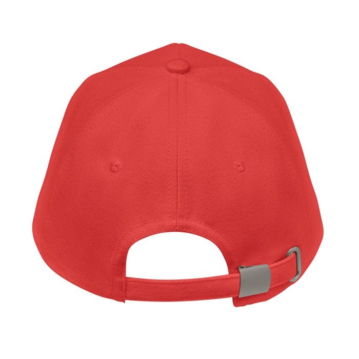 MO6432-05Bicca Cap Baseballkappe Organic Cotton_ rot