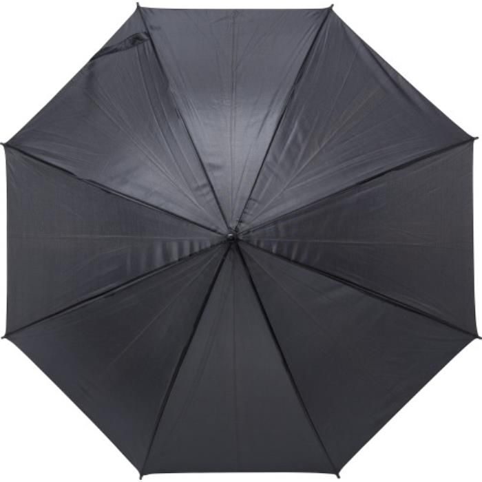 Automatik-Regenschirm aus Polyester Rachel, Schwarz