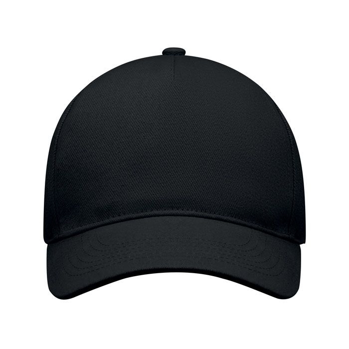 MO6875-03Long Beach Singa Baseball cap 5 panels 260g_m²_ schwarz