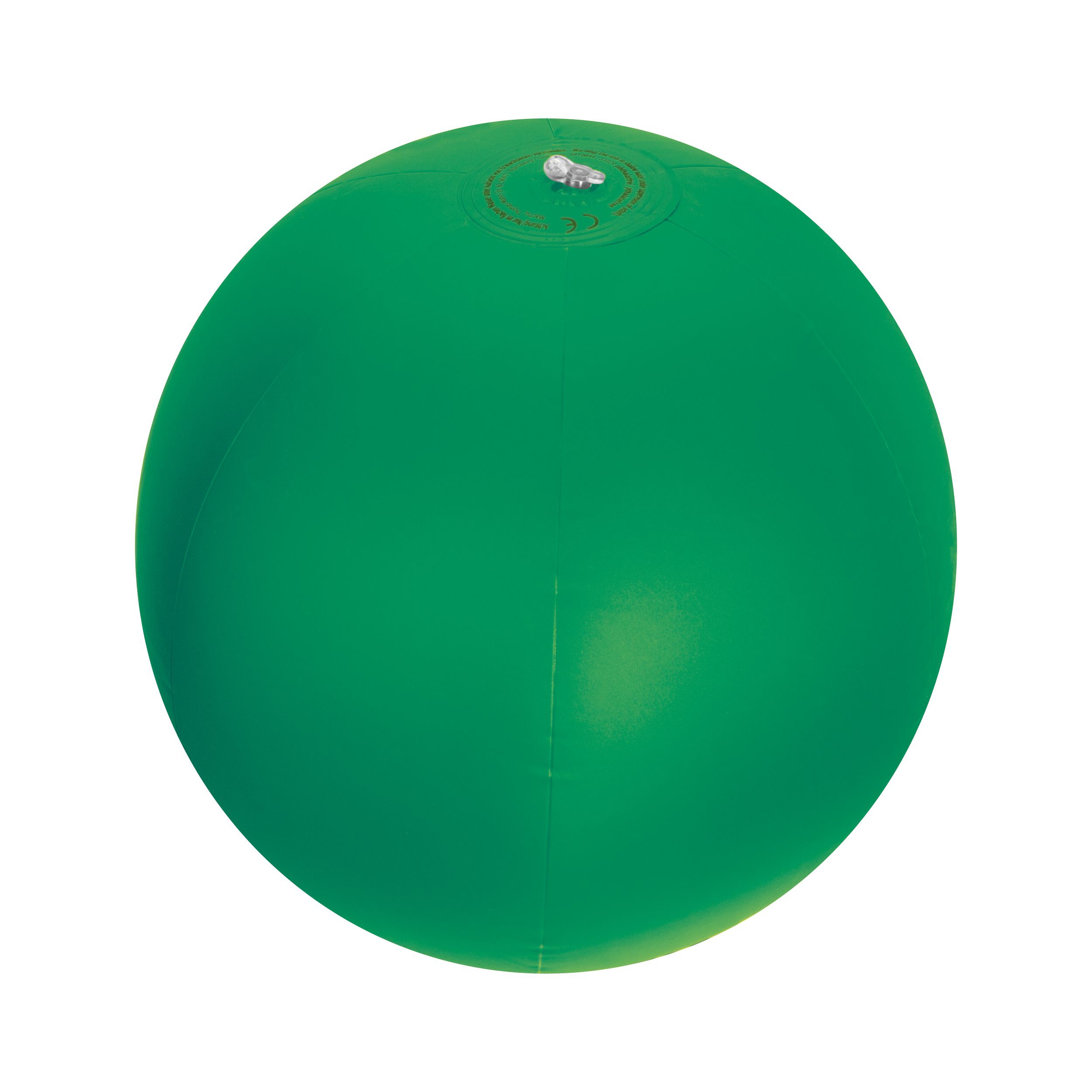 Strandball aus PVC mit einer Segmentlänge von 40 cm, grün