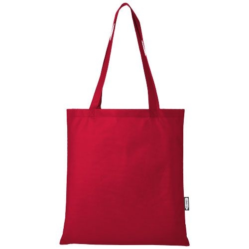 PF130051-2Zeus Non Woven grosse Tragetasche 6L aus GRS Recyclingmaterial 6 L_ rot