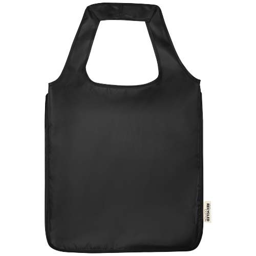 PF120614-5Ash grosse faltbare rPET Tragetasche 14L_ schwarz