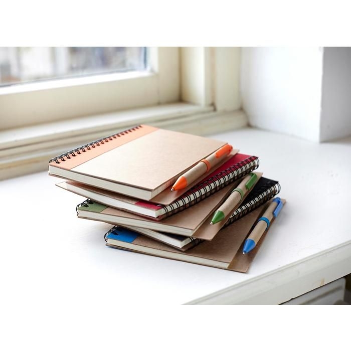 GI2715-06Notizbuch aus recyceltem Papier Stella_ gelb