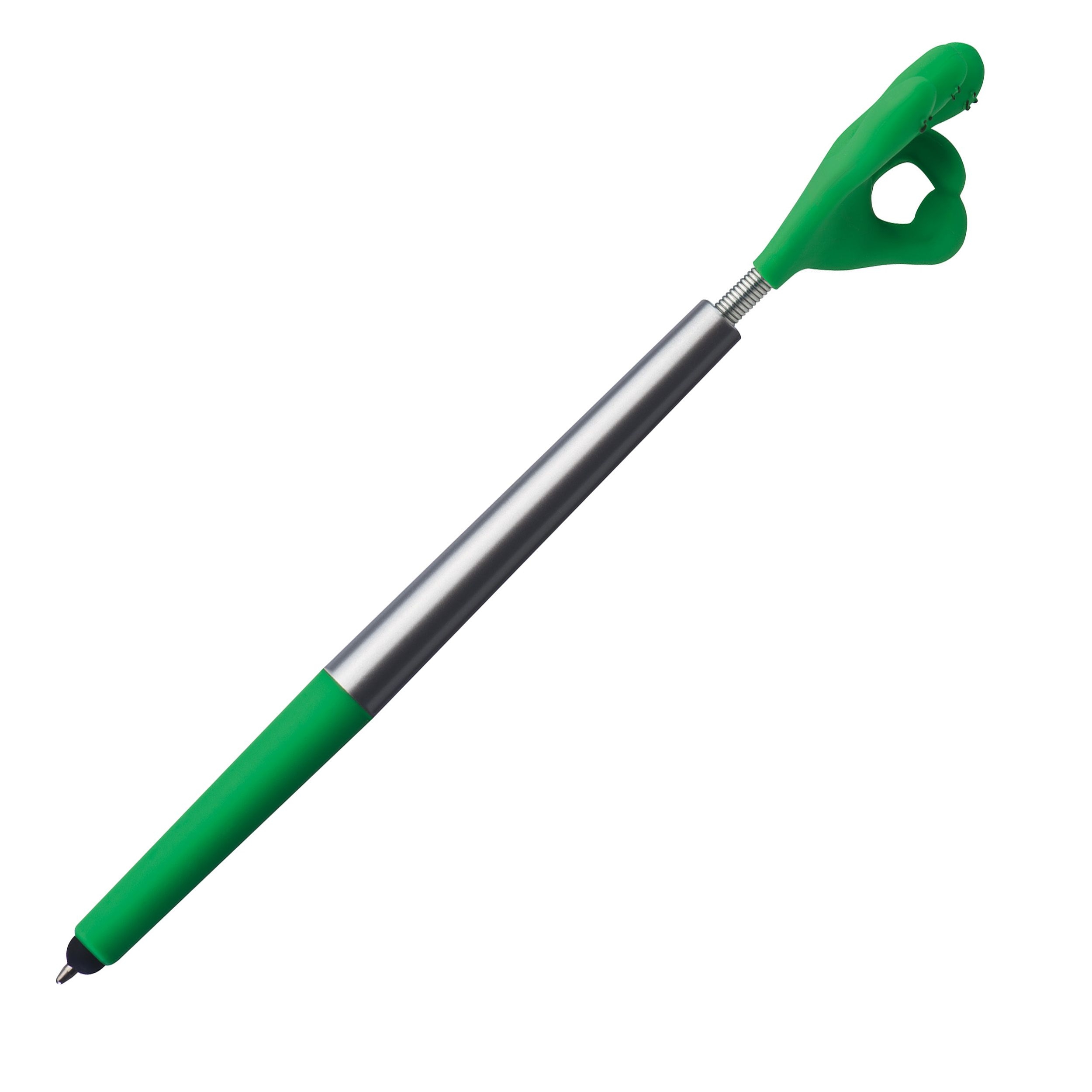 MA13415-09Smile Hand Kugelschreiber aus Kunststoff KARINA_ gruen