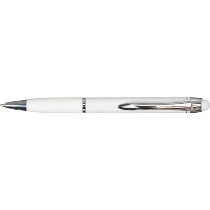 GI7594-02Kugelschreiber aus Metall Pascaline_ Weiss