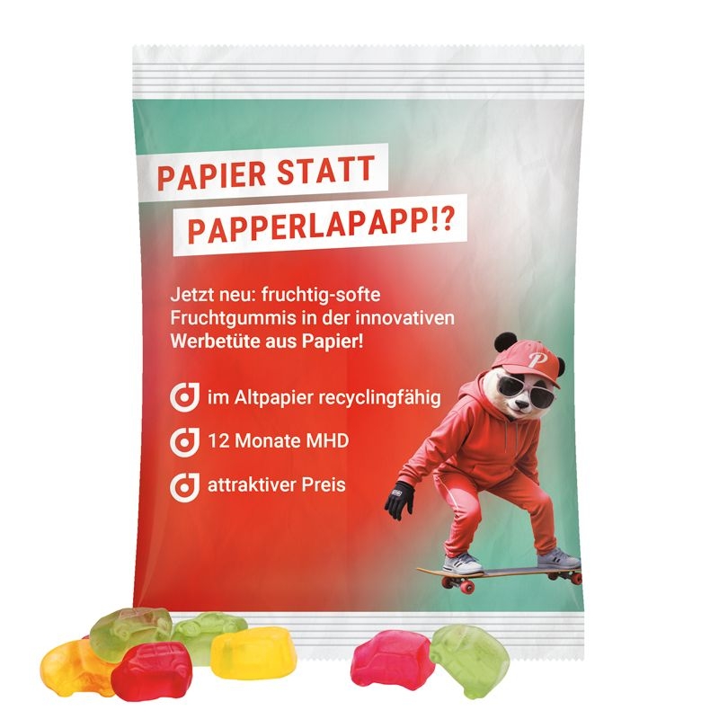 JG18064-9Maxituete 50 g Trolli Fruchtgummi Standardformen_ Automischung_ weiss
