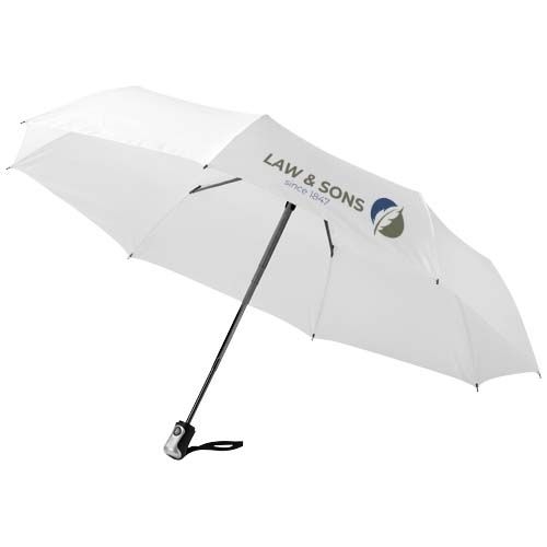 PF109016-3Alex 21_5_ Vollautomatik Kompaktregenschirm_ weiss