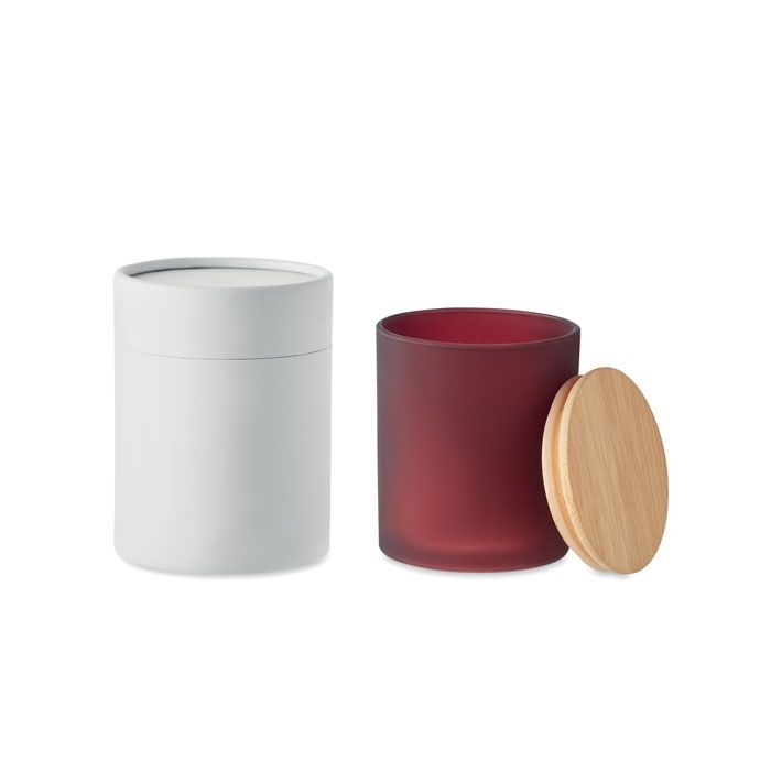 MO6612-02Keops Small Kerze im Glas 120 g_ Bordeaux