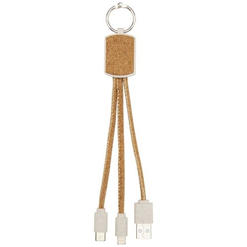 PF124294-1Bates Weizenstroh und Kork 3-in-1 Ladekabel_ natur