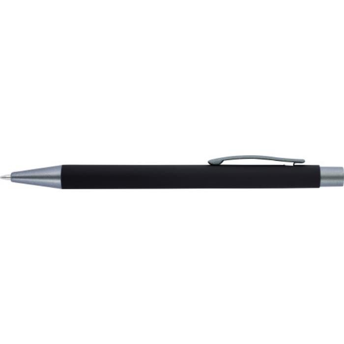 GI8298-01Kugelschreiber mit Softtouch-Oberflaeche und Glanzgravur Emmett_ Schwarz GI8298-01Kugelschreiber mit Softtouch-Oberflaeche und Glanzgravur Emmett_ Schwarz