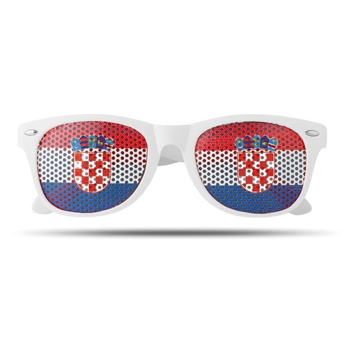 MO9275-36Flag Fun Fan Sonnenbrille_ Weiss_blau MO9275-36Flag Fun Fan Sonnenbrille_ Weiss_blau
