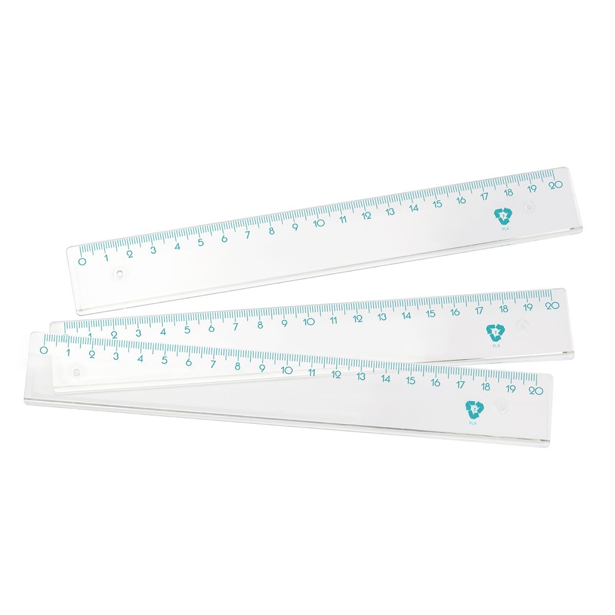 HE7016BIO-7Lineal Bio 20 cm_ glasklar