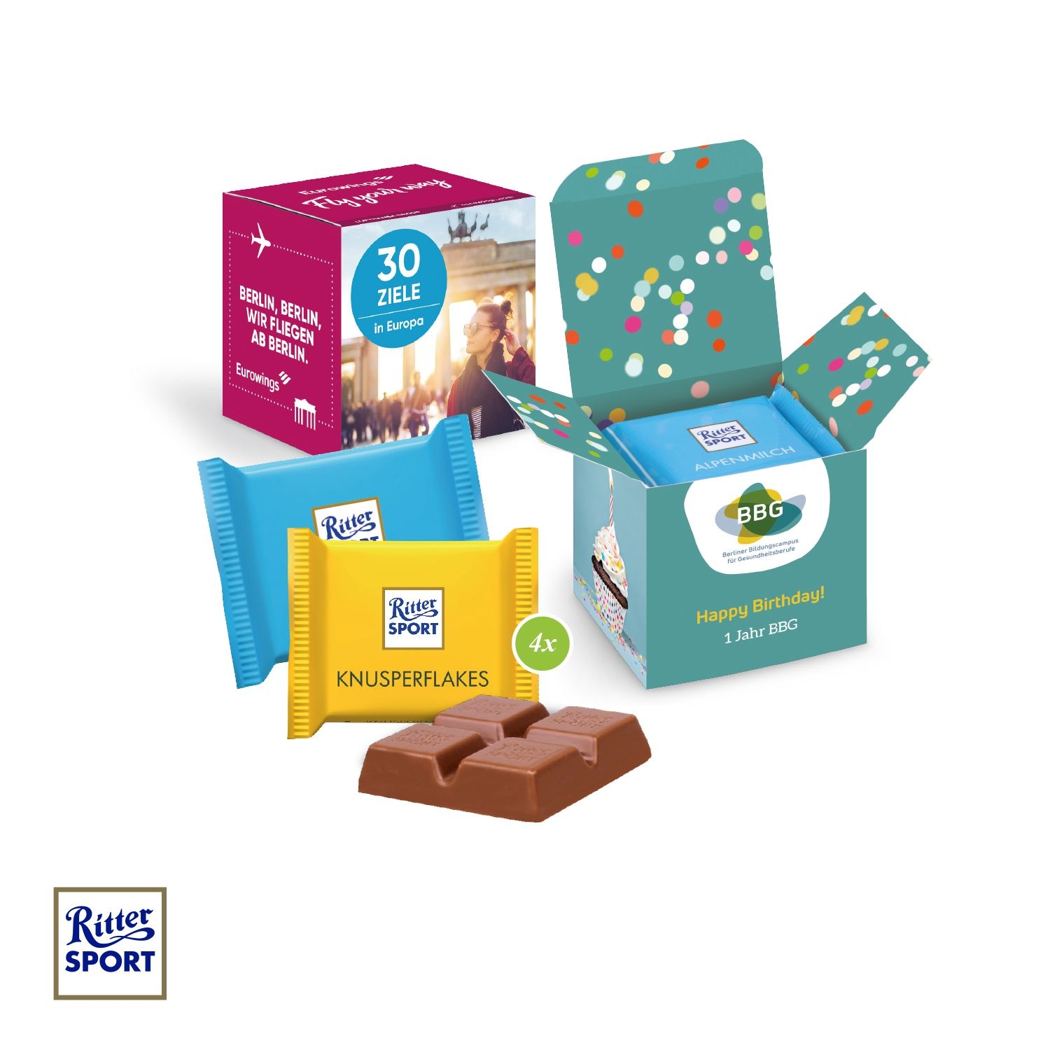CD91747Ritter SPORT Mini_ 4er