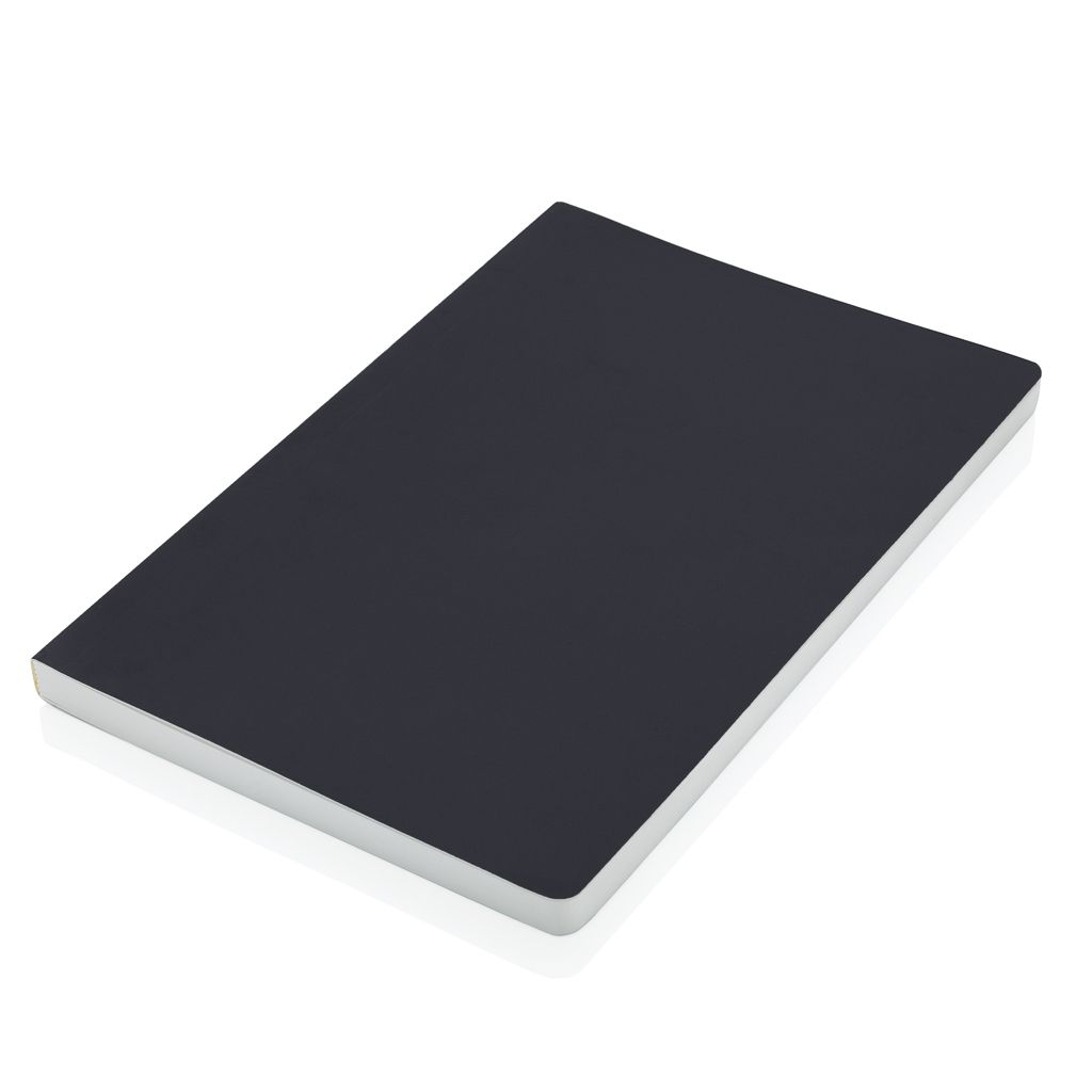 XDP774.21-1Impact Softcover A5 Notizbuch mit Steinpapier_ schwarz