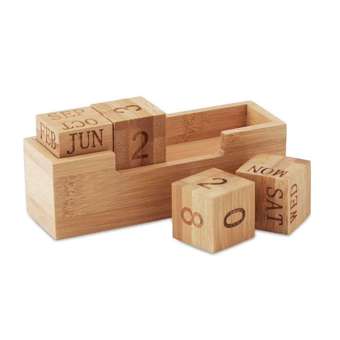 MO9404-40Karenda Kalender Bambus_ holz