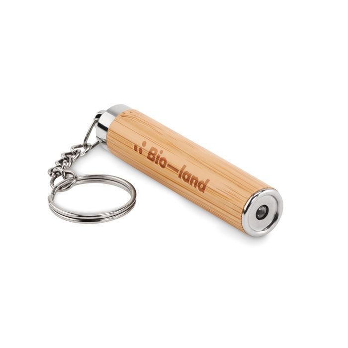 MO6894-40Pianti Schluesselring mit Taschenlampe_ Holz
