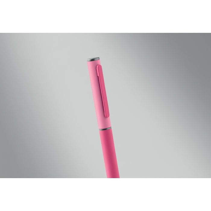 MO3174-38Fillan Drehkugelschreiber recy. Alu_ fuchsia