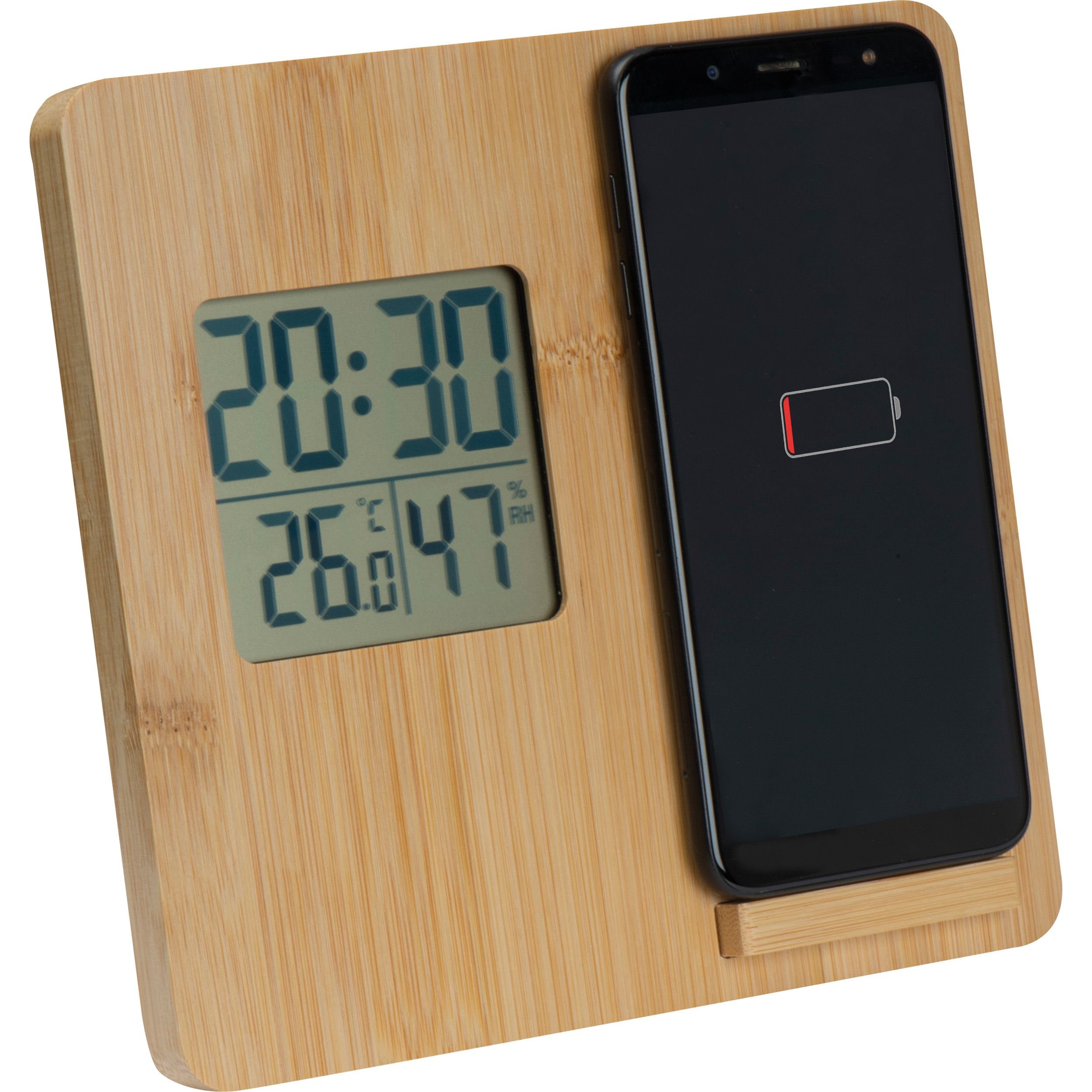 MA33194-13Wetterstation aus Bambus_ beige