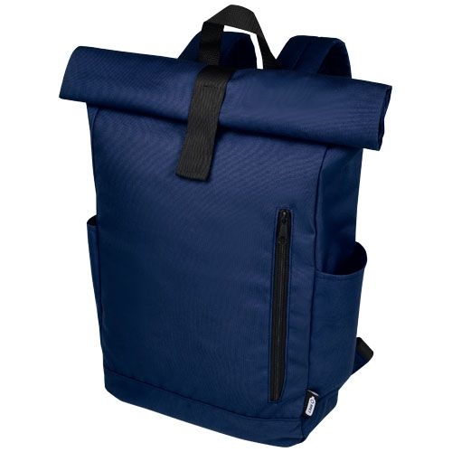 PF120659-3Byron 15_6_ GRS RPET Roll-Top Rucksack 18 L_ navy PF120659-3Byron 15_6_ GRS RPET Roll-Top Rucksack 18 L_ navy