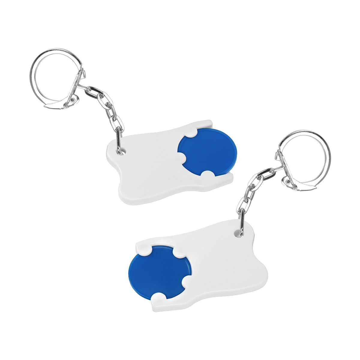 HE8287K-3-0Chiphalter mit 1€-Chip _Zahn_ blau_ weiss HE8287K-3-0Chiphalter mit 1€-Chip _Zahn_ blau_ weiss