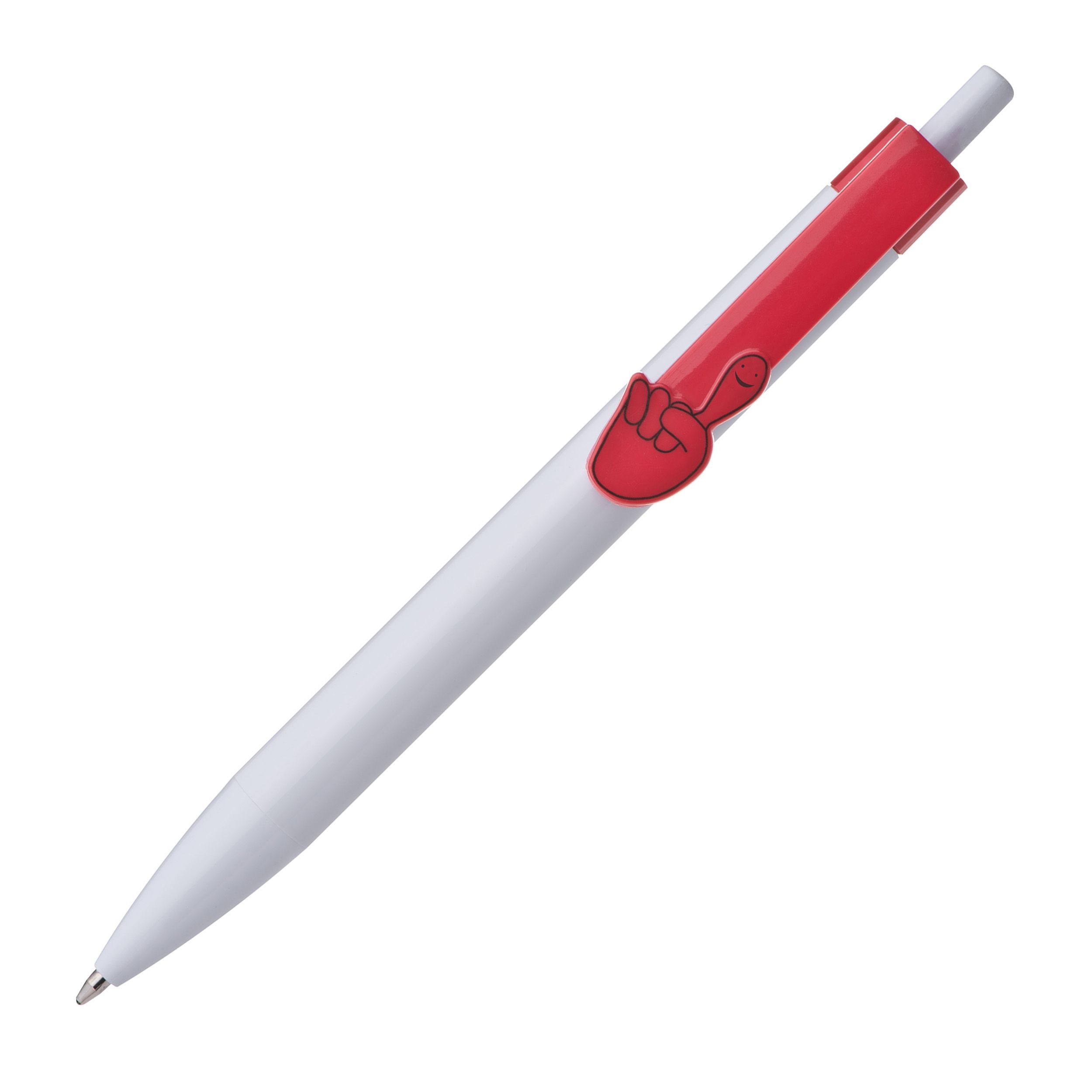 MA14445-05Kugelschreiber mit Handclip _ rot