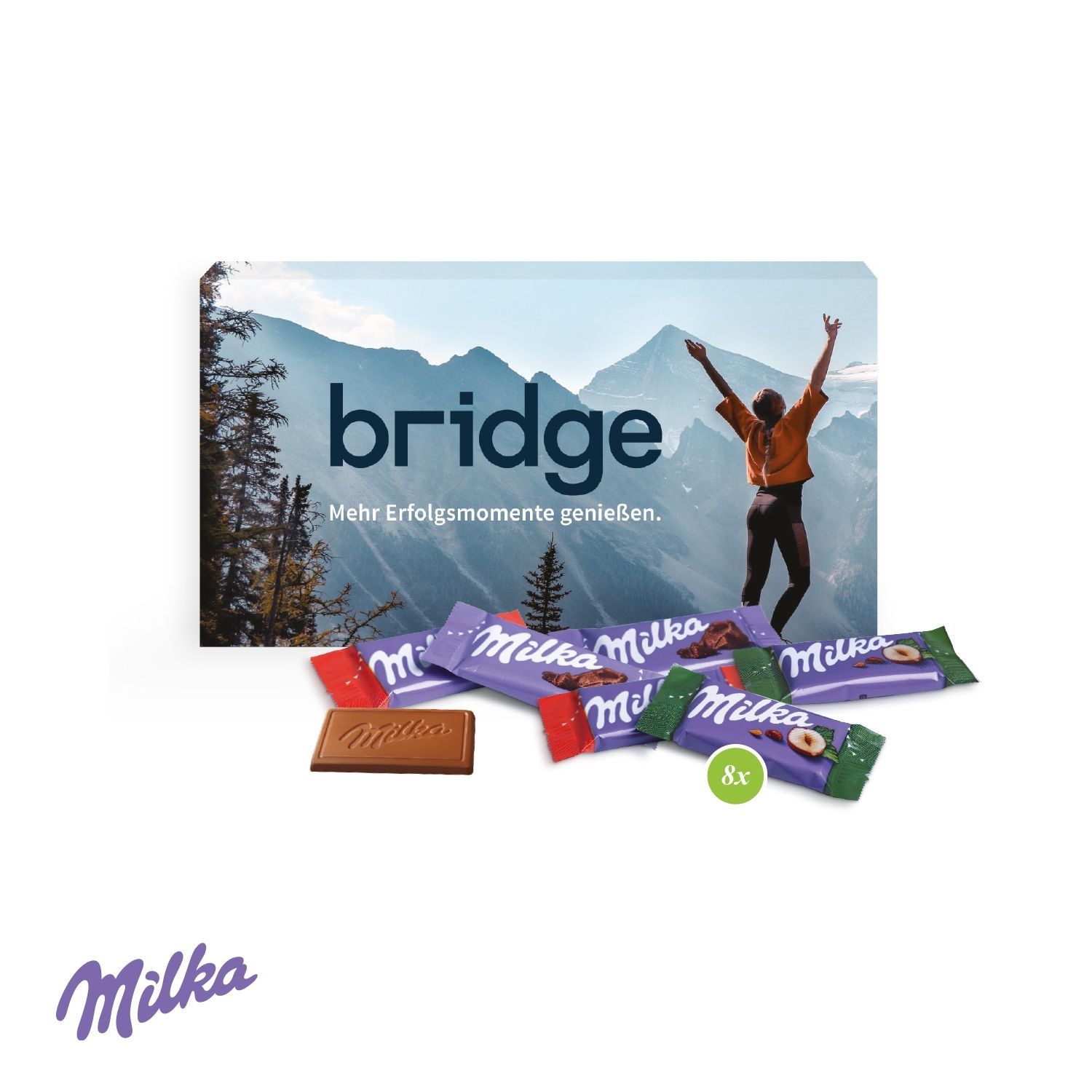 CD91157Milka Schokotaefelchen in Praesentbox