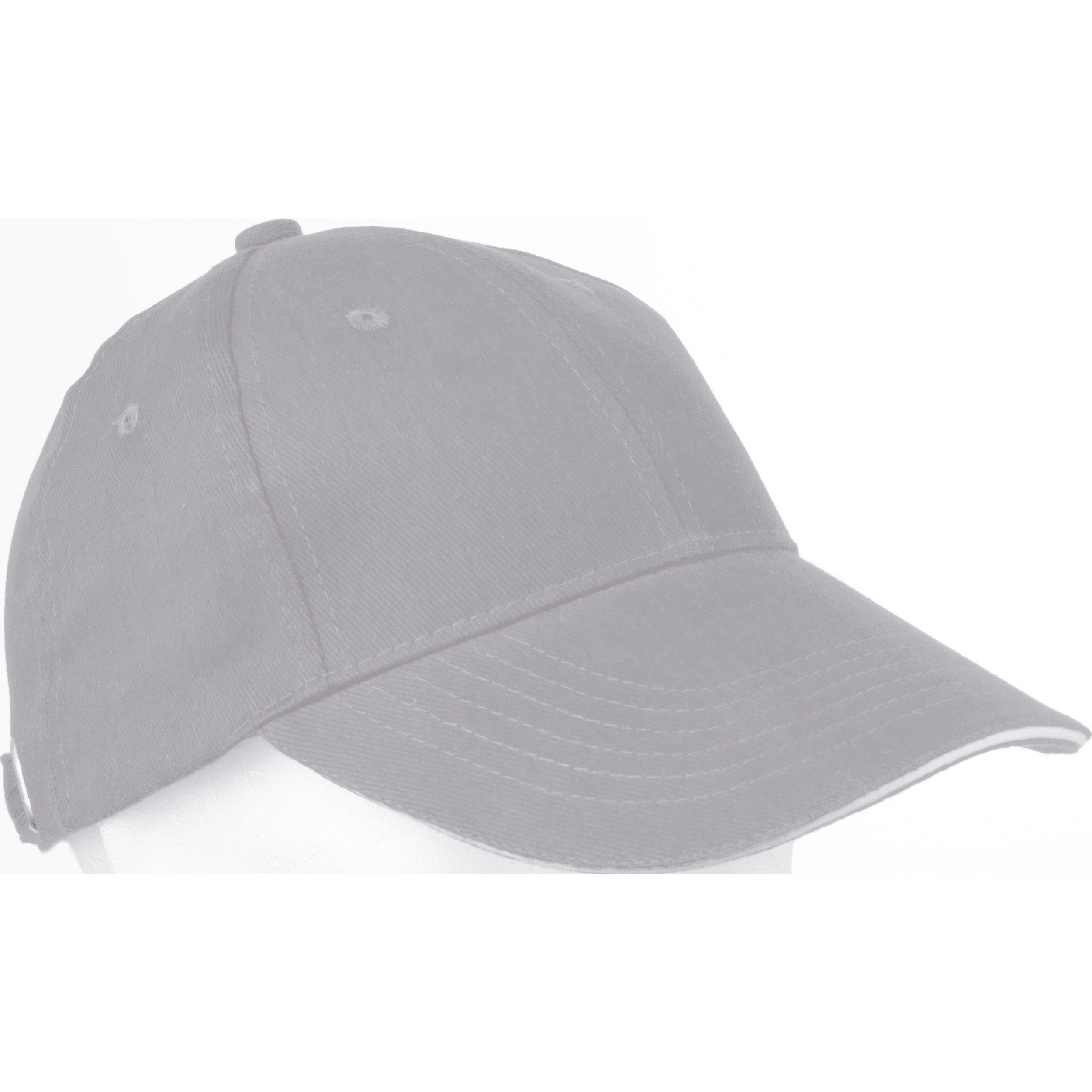 MA50466-076 Panel Sandwich Baseball Cap CURTIS_ silbergrau