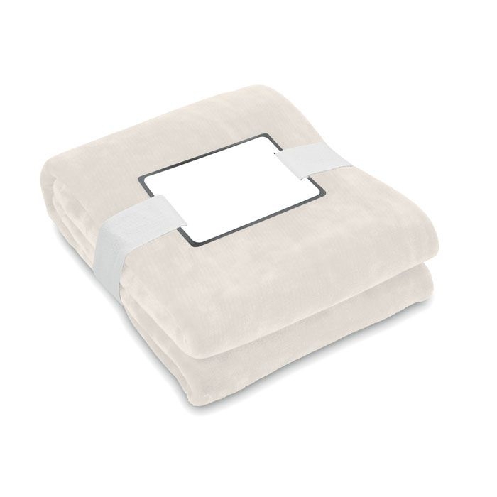 MO6804-13Logan RPET-Flanell Fleece-Decke_ Beige
