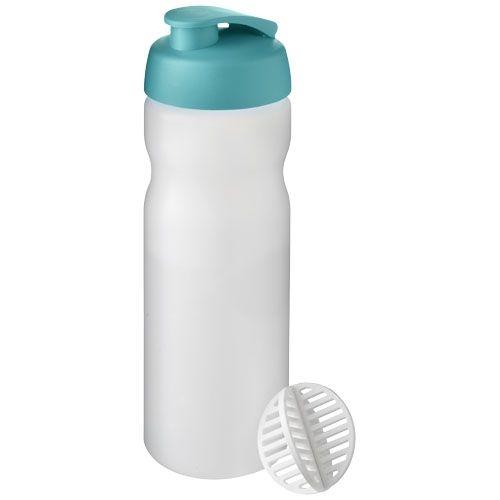 PF210703-6Baseline Plus 650 ml Shakerflasche_ aquablau_klar mattiert