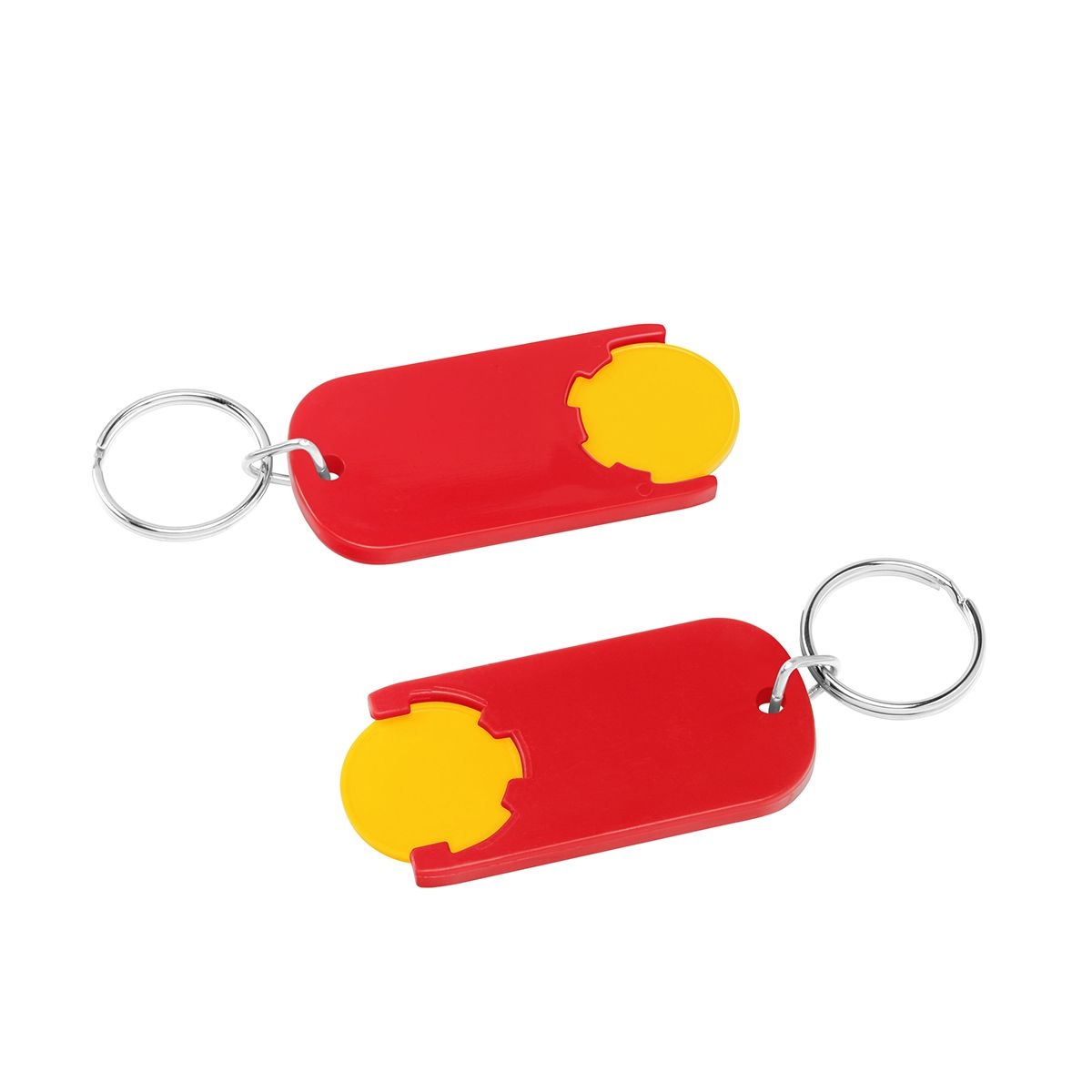HE7439R-4-1Chiphalter mit 1€-Chip _Alpha_ gelb_ rot HE7439R-4-1Chiphalter mit 1€-Chip _Alpha_ gelb_ rot