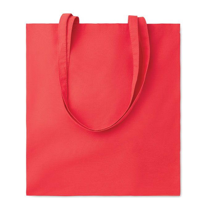 Cottonel Colour + Baumwoll-Einkaufstasche , rot