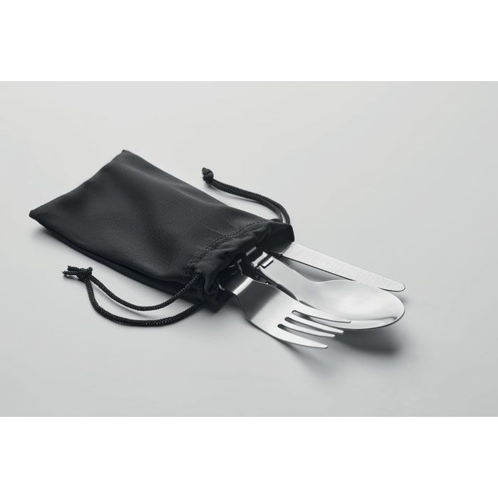 MO6359-03Stapi Set 3teiliges Camping-Besteck_ Schwarz