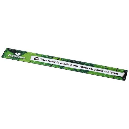 PF210533Terran 30 cm Lineal aus 100 % recyceltem Kunststoff