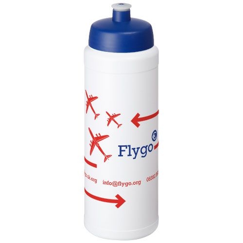 PF210690-3Baseline® Plus 750 ml Flasche mit Sportdeckel_ weiss_blau