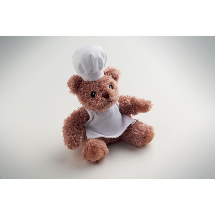 MO2837-06Teddchef Teddybaer Koch_ weiss