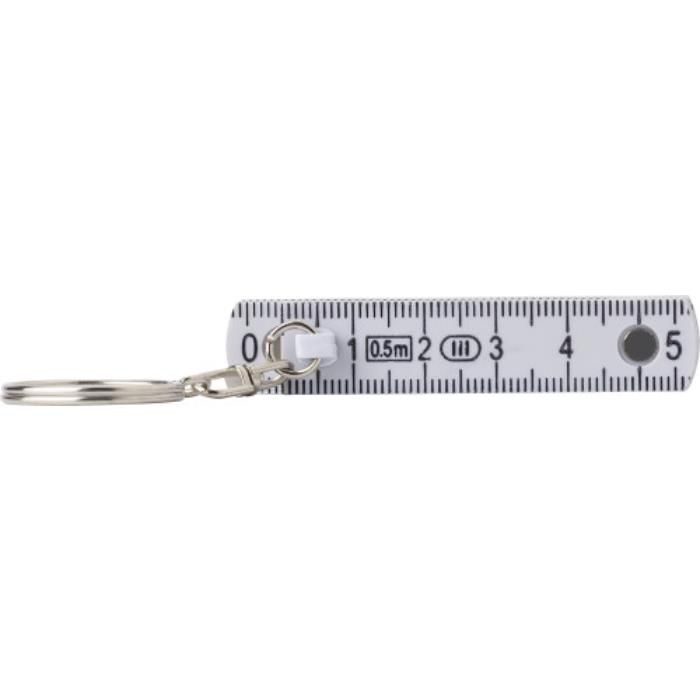 GI710453-02Zollstock aus Kunststoff 0_5m Holly_ Weiss