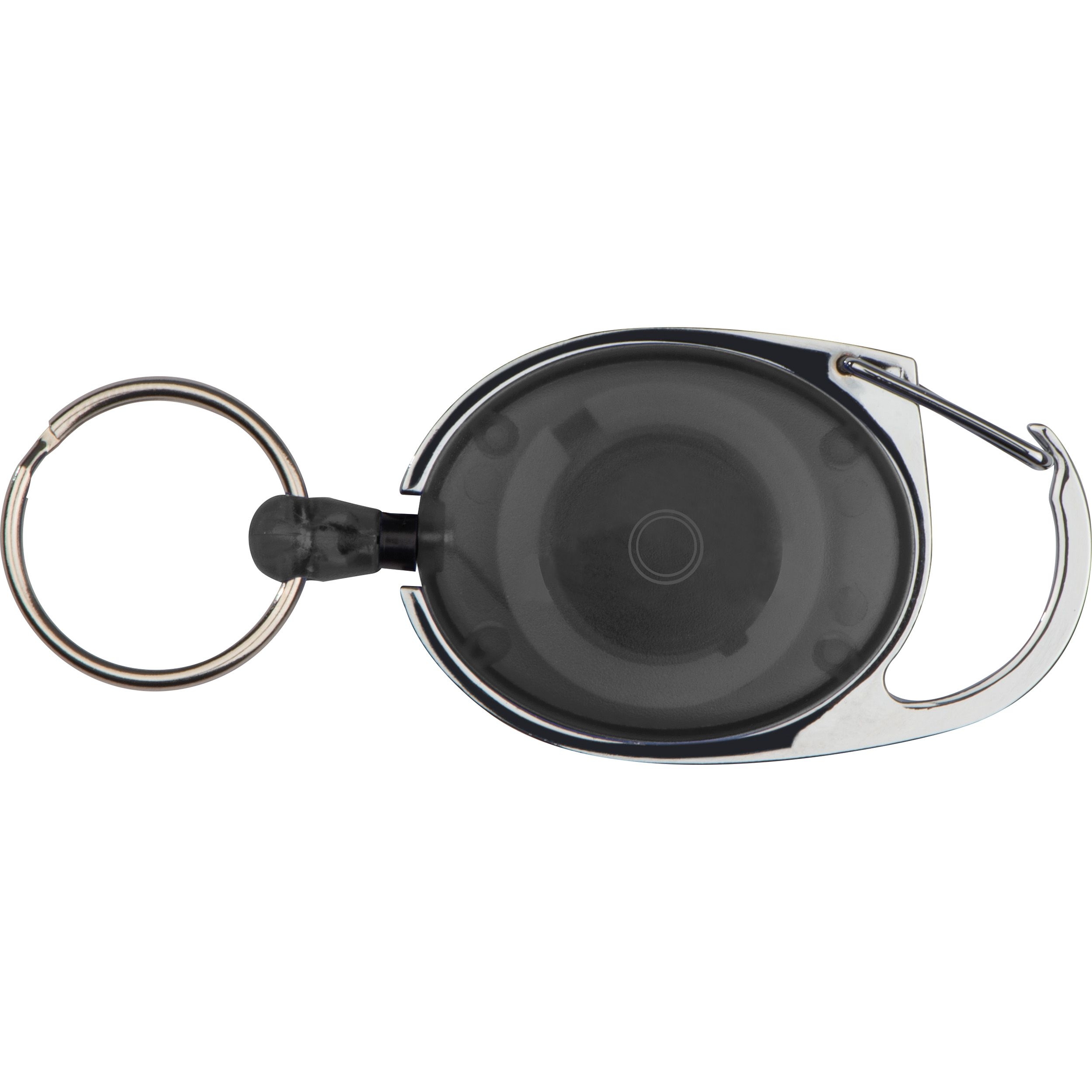 MA91171-03Schluesselanhaenger mit Karabiner und ausziehbarem Schluesselring_ schwarz