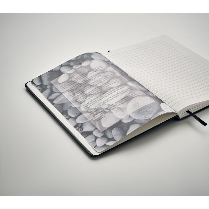 MO6798-03Stein DIN A5 Notizbuch Karton_ Schwarz