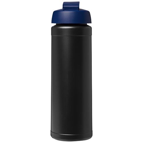 Baseline® Plus 750 ml Flasche mit Klappdeckel, schwarz,blau