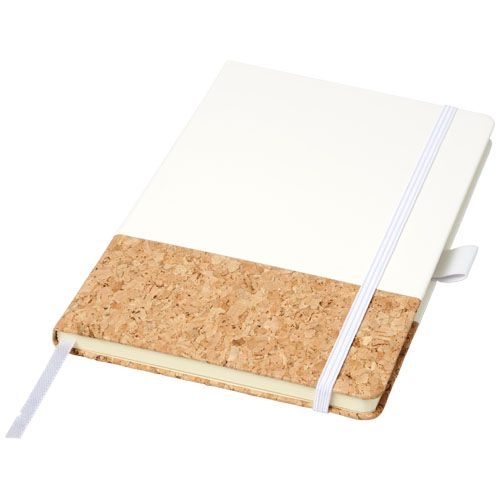 PF107320-2Evora A5 Notizbuch Thermo PU mit Kork_ weiss