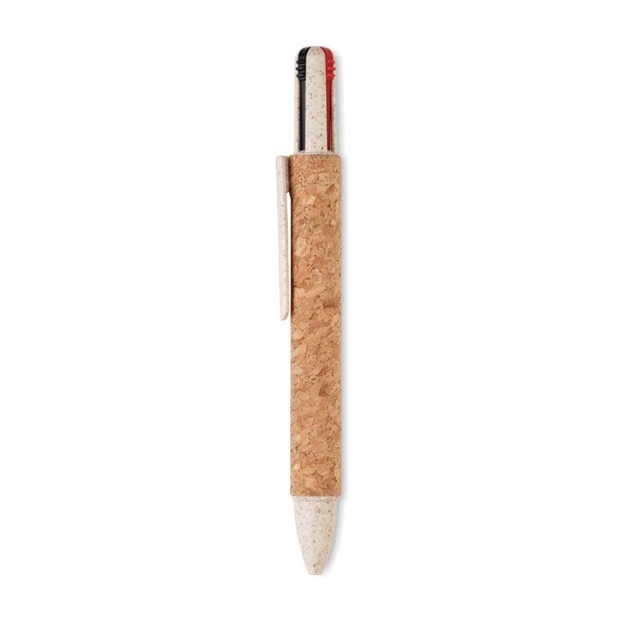 MO2421-13Arbocho 4-Farb-Kugelschreiber Kork_ beige