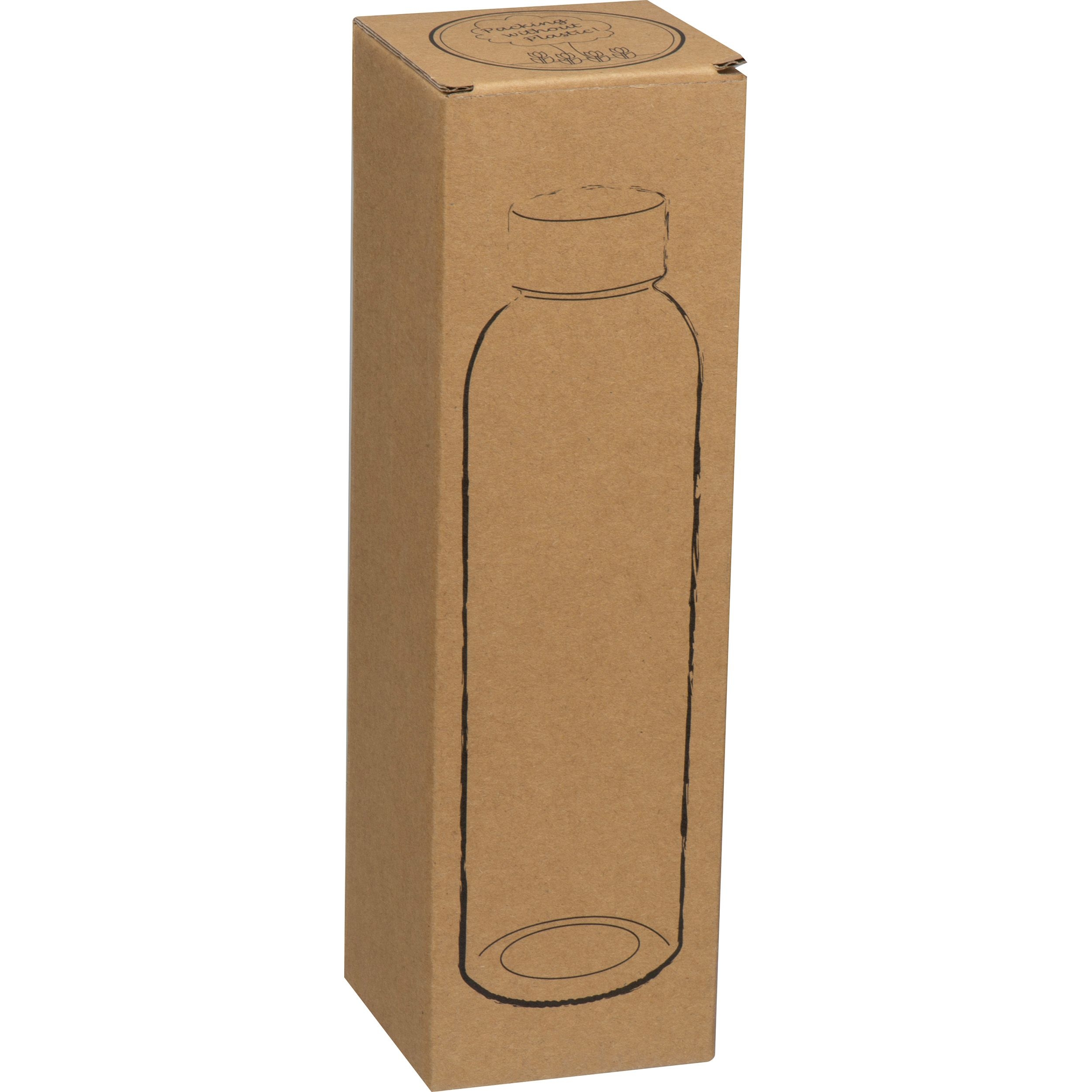 MA61394-10Trinkflasche aus Glas_ 500ml EUGEN_ orange