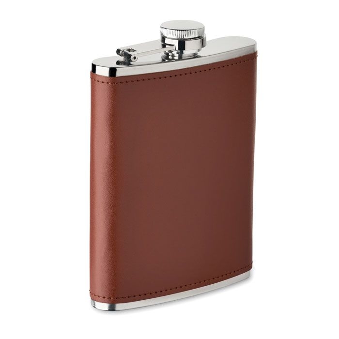 MO2629-01Slimmy Flachmann 200 ml_ braun