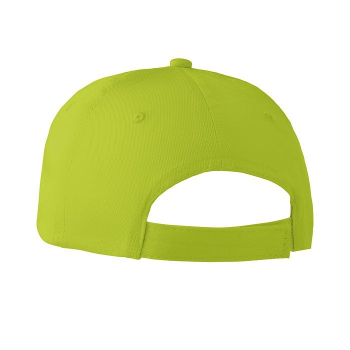 MO8834-48Basie Baseball Kappe 6 Panels_ limette