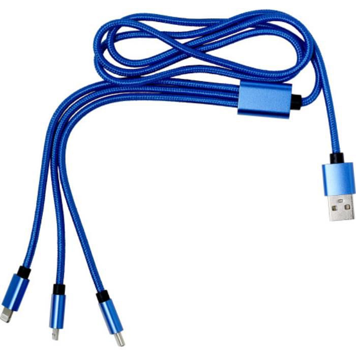 GI8597-233-in-1 Ladekabel aus Nylon Felix_ Kobaltblau