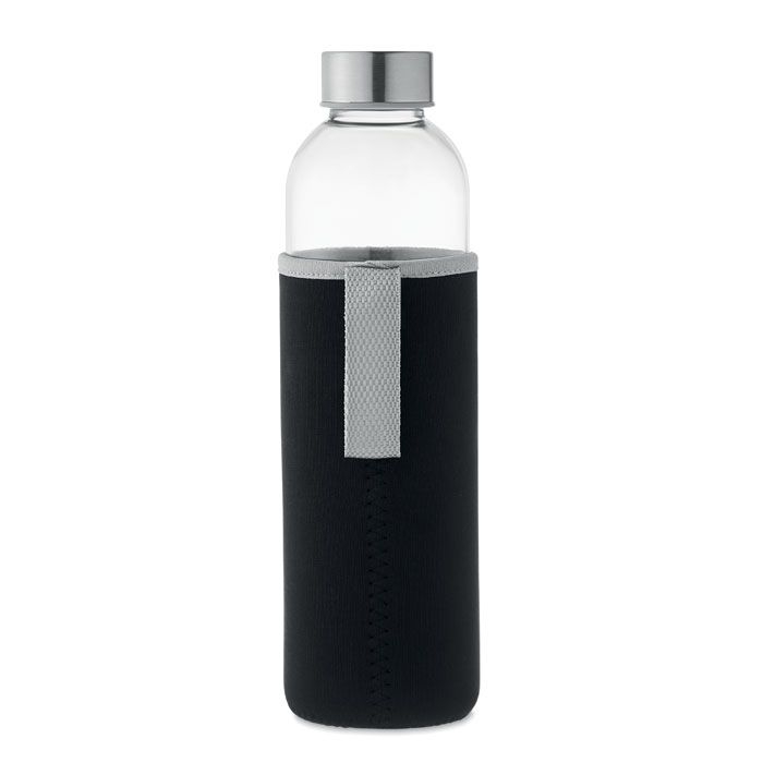 MO6545-03Utah Large Trinkflasche Glas 750 ml_ Schwarz