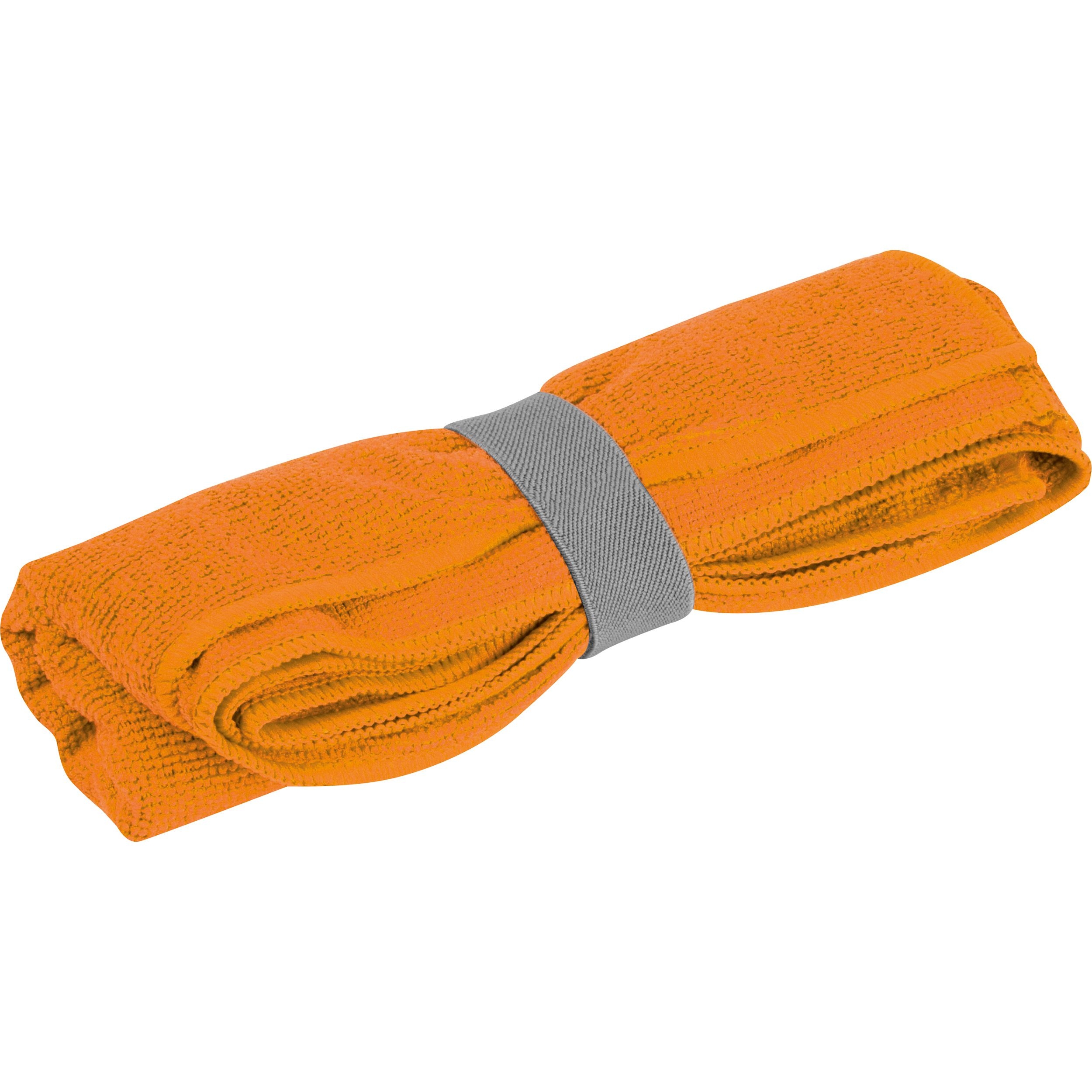 MA74754-10Mikrofaser Handtuch mit Gummiband HUGH_ orange