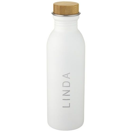 PF100677-1Kalix 650 ml Sportflasche aus Edelstahl_ weiss